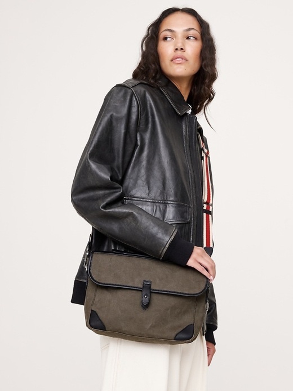 BR Canvas & Leather Camera Bag